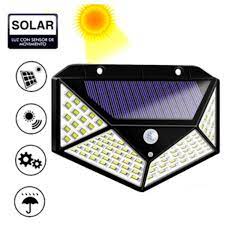 Lampara Luz Solar Led Sensor Movimiento